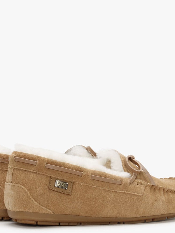 Prost Chestnut Double-Face Sheepskin Slippers