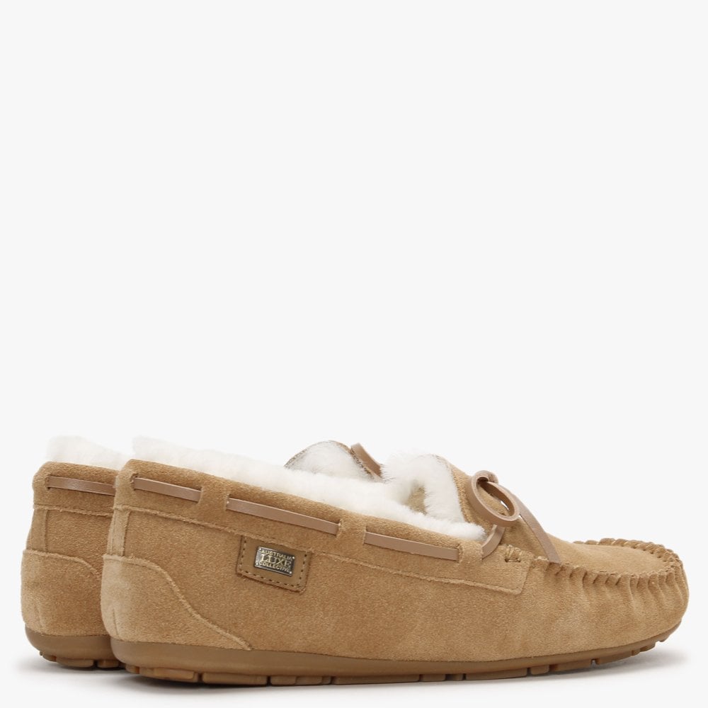 Prost Chestnut Double-Face Sheepskin Slippers