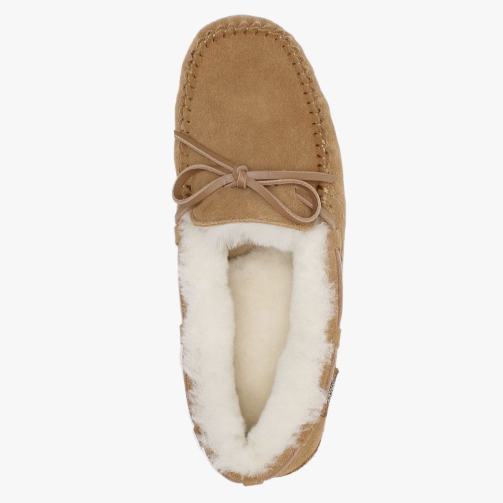 Prost Chestnut Double-Face Sheepskin Slippers