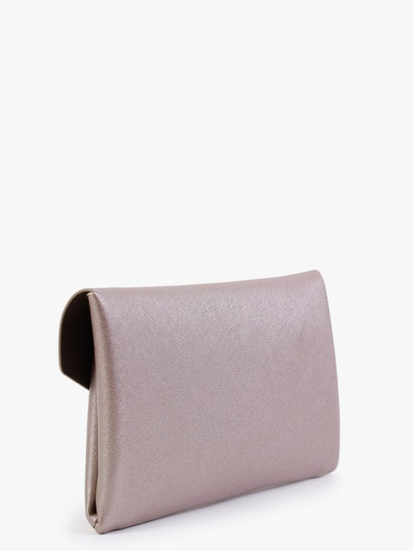 Arpie Oro Rosa Saffiano Envelope Pochette Bag