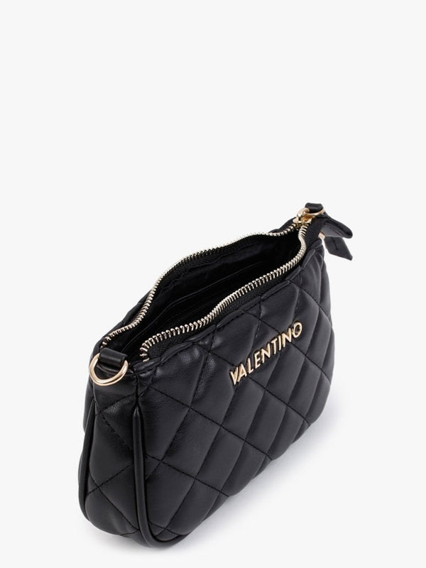Ocarina II Black Quilted Cross-Body Bag