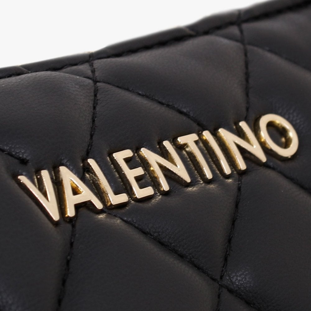 Ocarina II Black Quilted Cross-Body Bag