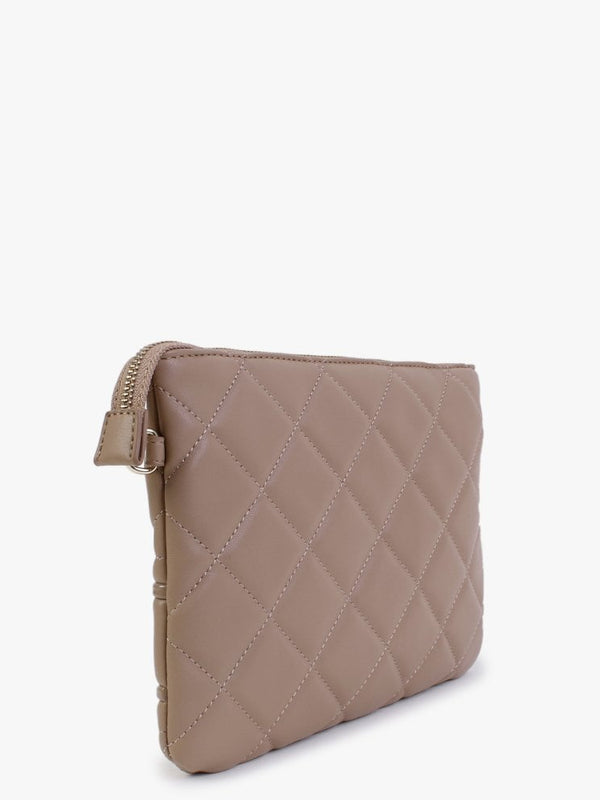 Ada Cammello Quilted Cross-Body Bag