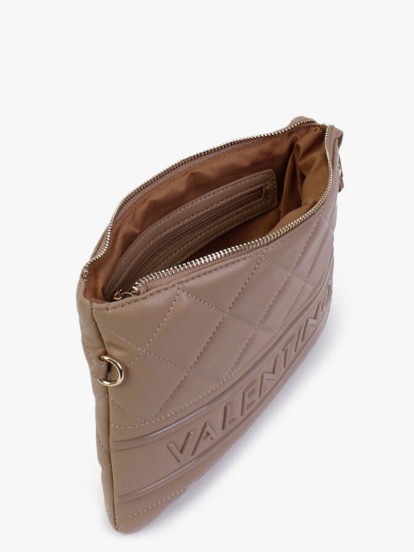 Ada Cammello Quilted Cross-Body Bag