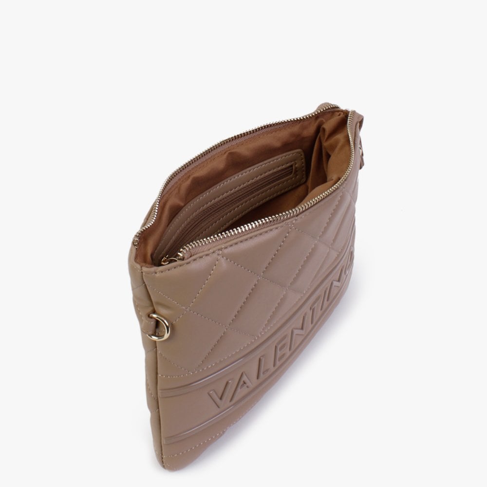 Ada Cammello Quilted Cross-Body Bag