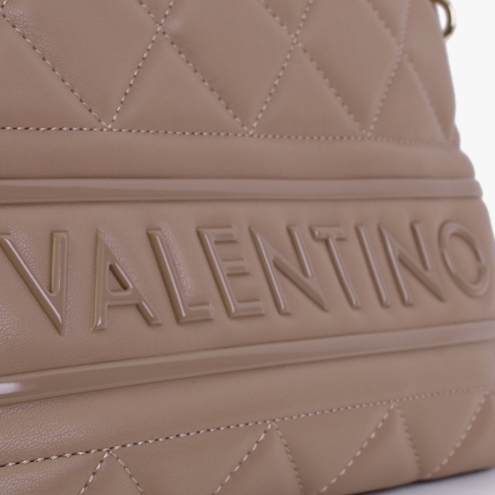 Ada Cammello Quilted Cross-Body Bag