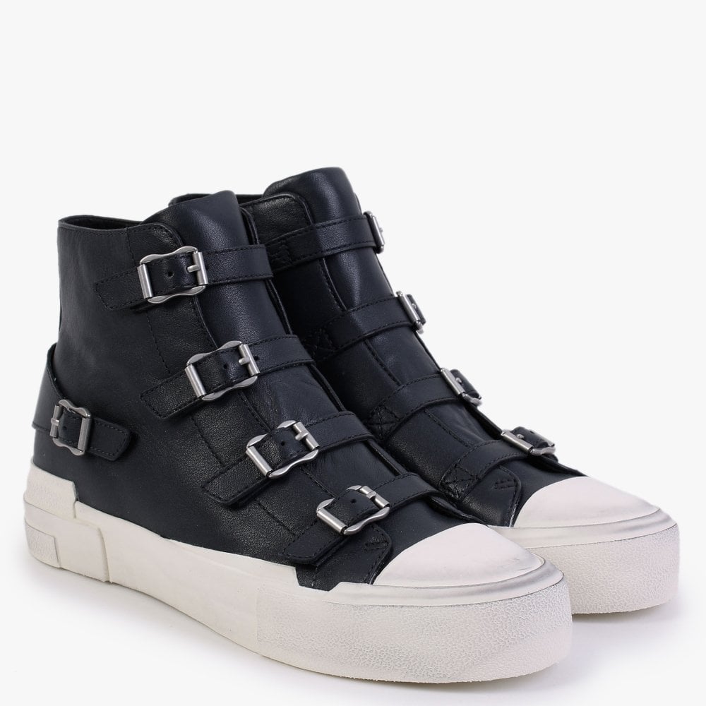 Gang Whale Leather High Top Trainers