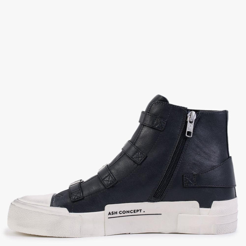 Gang Whale Leather High Top Trainers