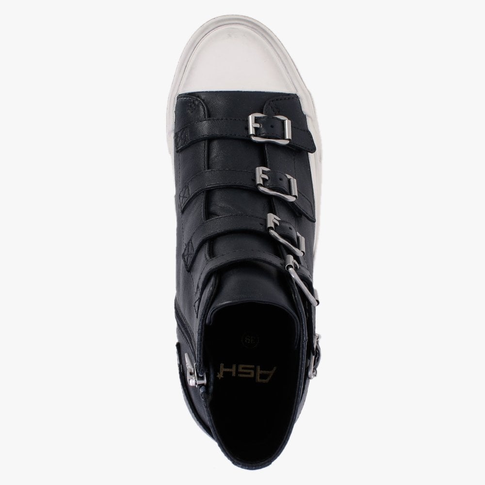 Gang Whale Leather High Top Trainers