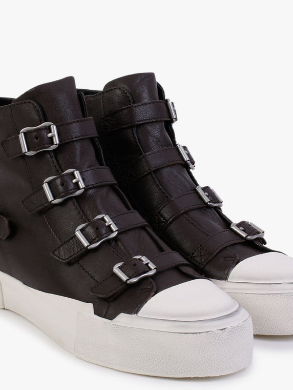 Gang Ebano Leather High Top Trainers