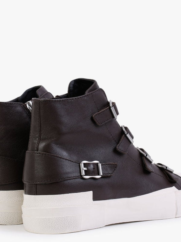 Gang Ebano Leather High Top Trainers