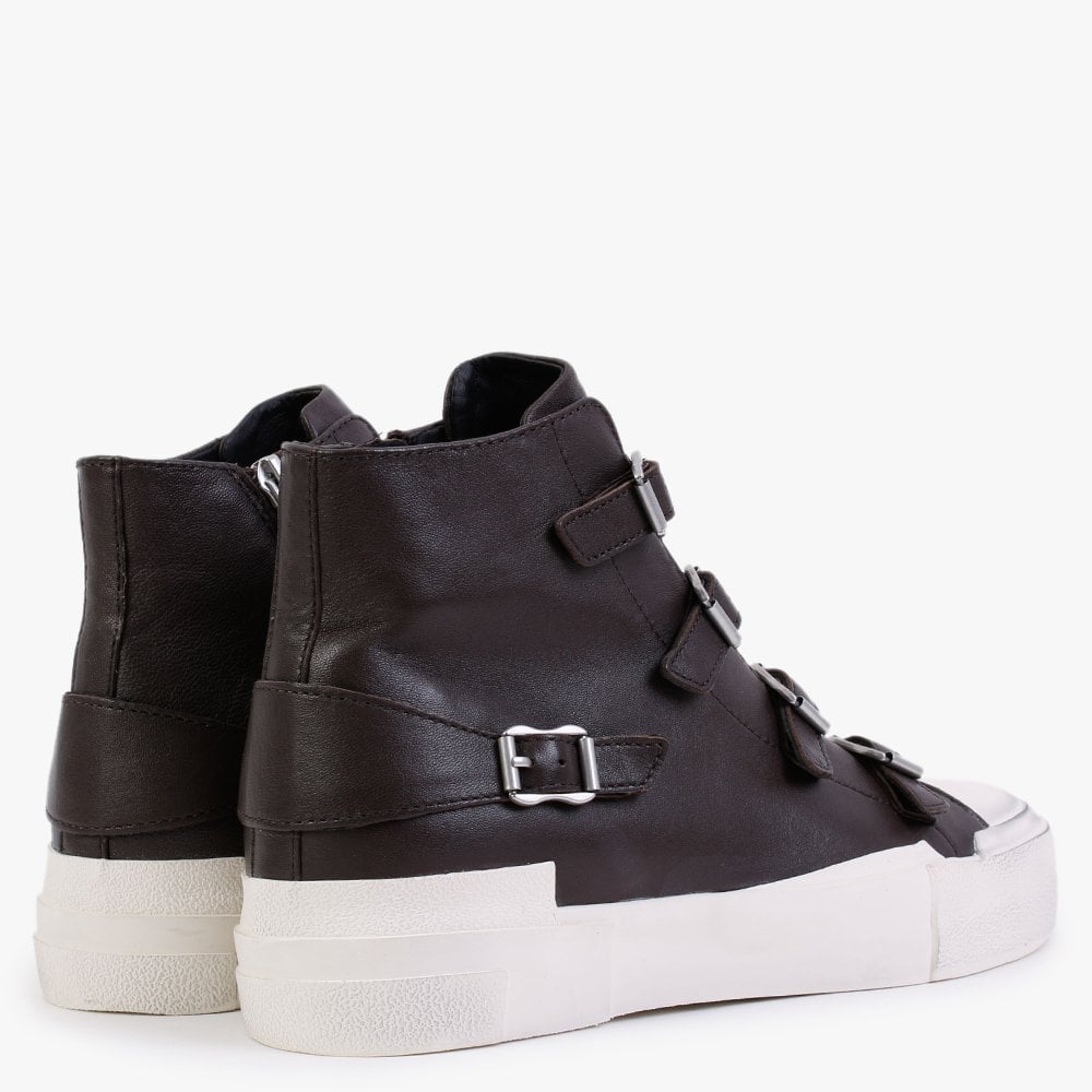 Gang Ebano Leather High Top Trainers
