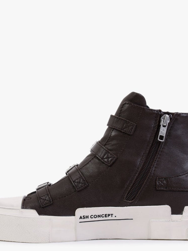 Gang Ebano Leather High Top Trainers