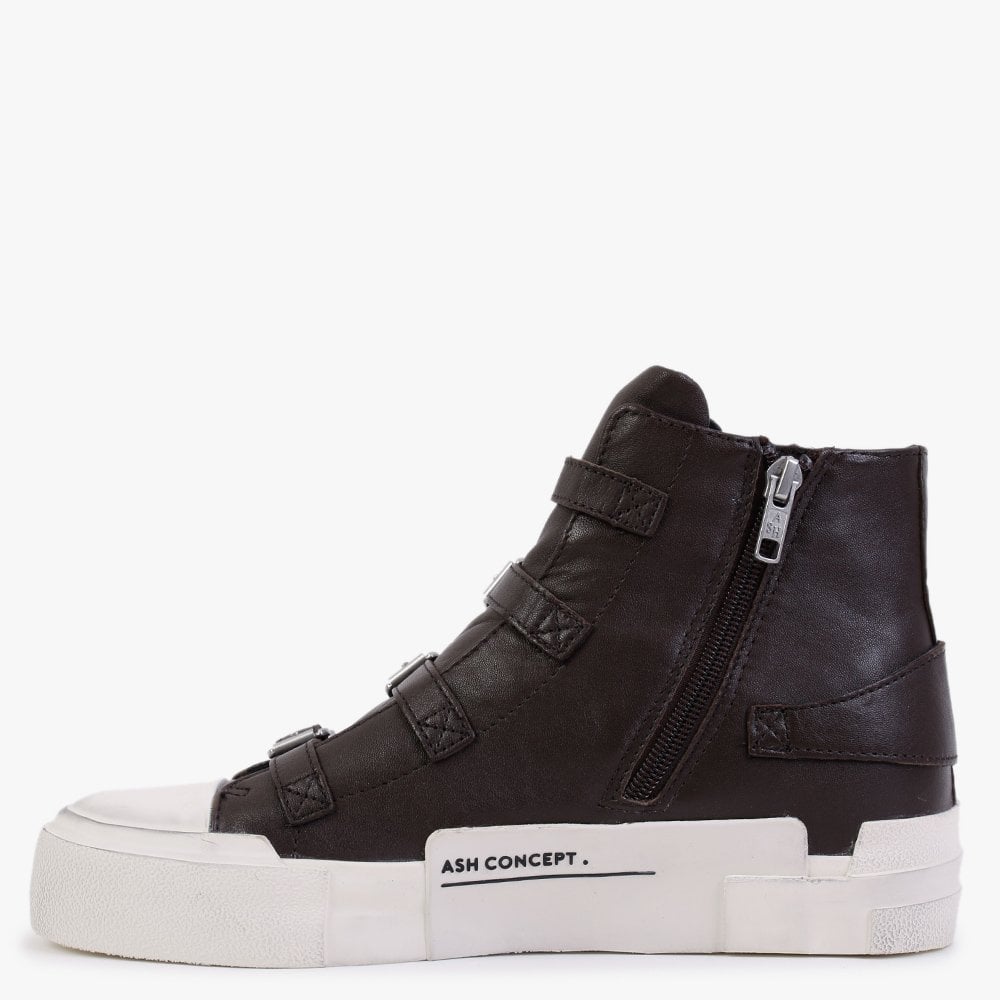 Gang Ebano Leather High Top Trainers