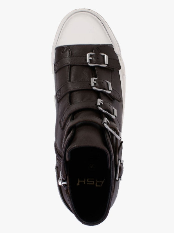 Gang Ebano Leather High Top Trainers