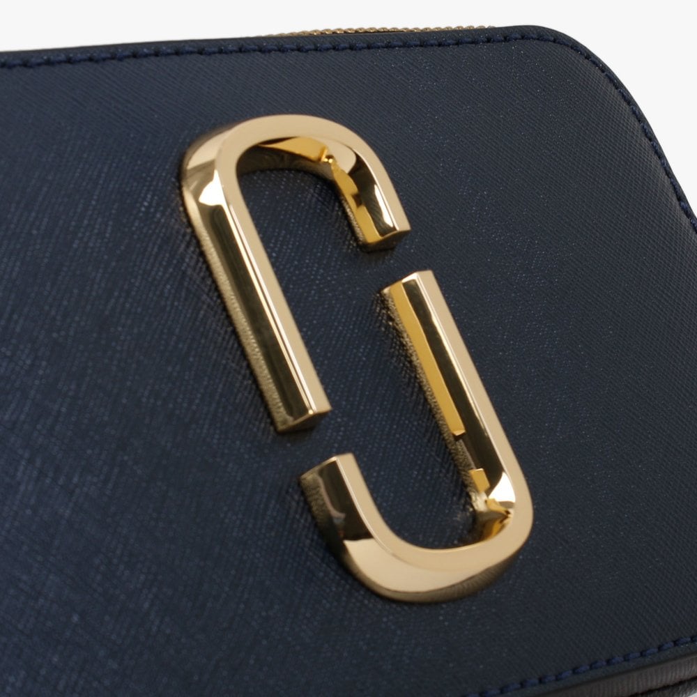 The Logo Strap Snapshot New Blue Sea Multi Leather Camera Bag