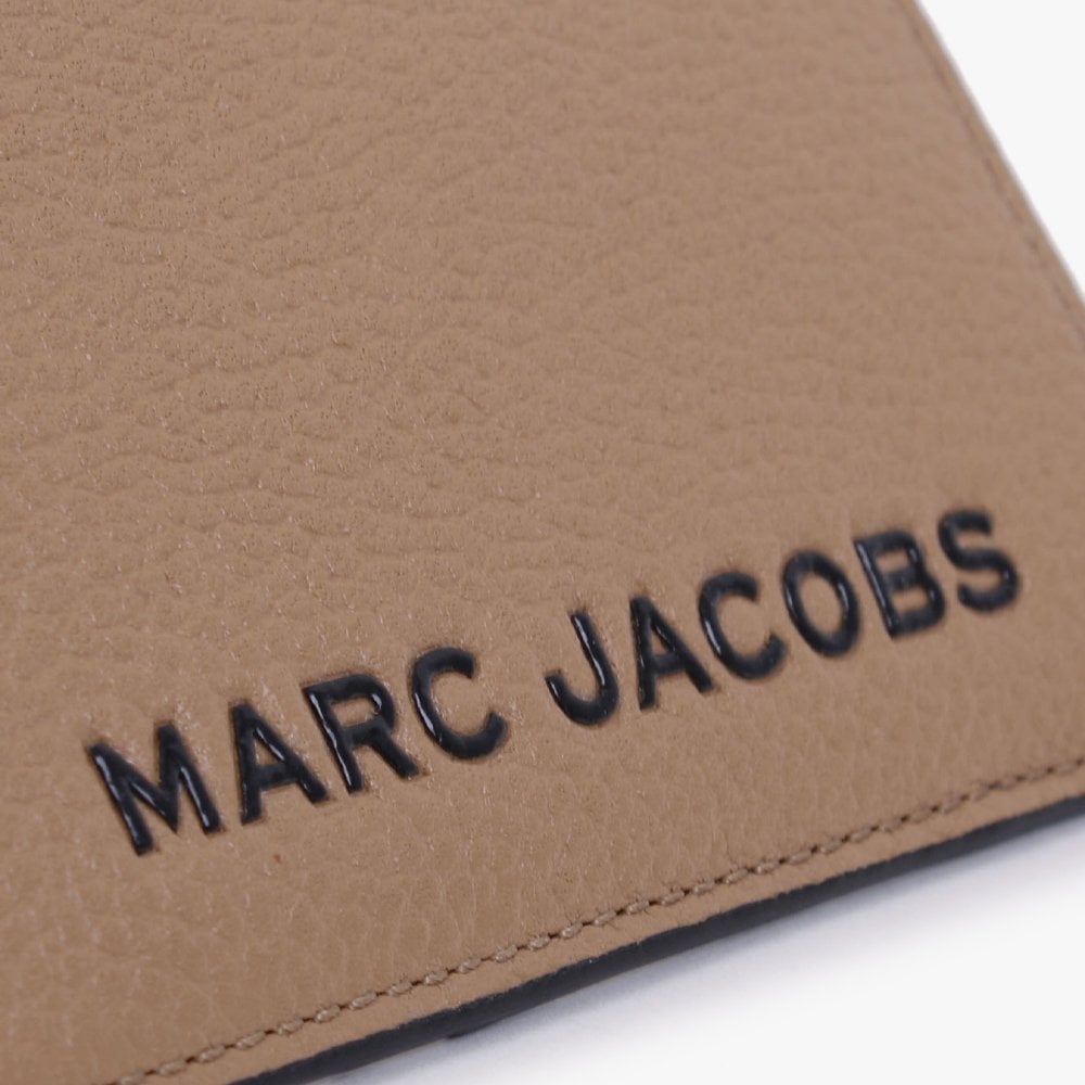 The Colourblock Small Medium Tan Leather Top Zip Wallet