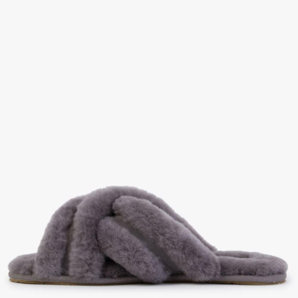 Scuffita Charcoal Sheepskin Slippers