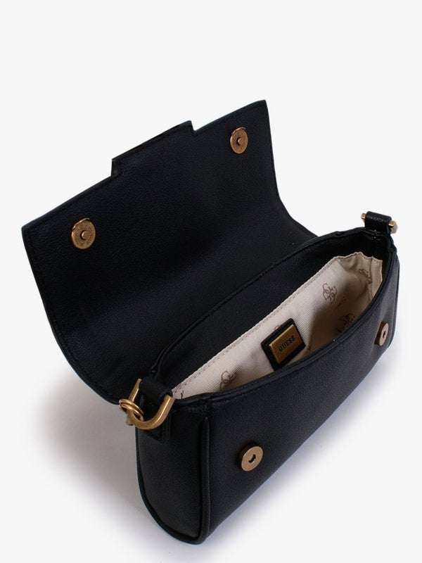 Mini Bling Flap Black Cross-Body Bag