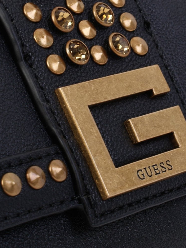 Mini Bling Flap Black Cross-Body Bag