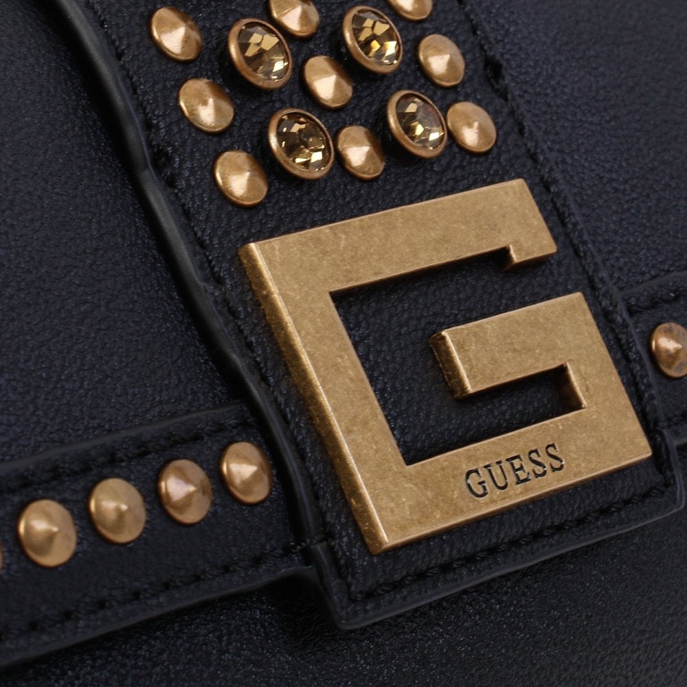 Mini Bling Flap Black Cross-Body Bag