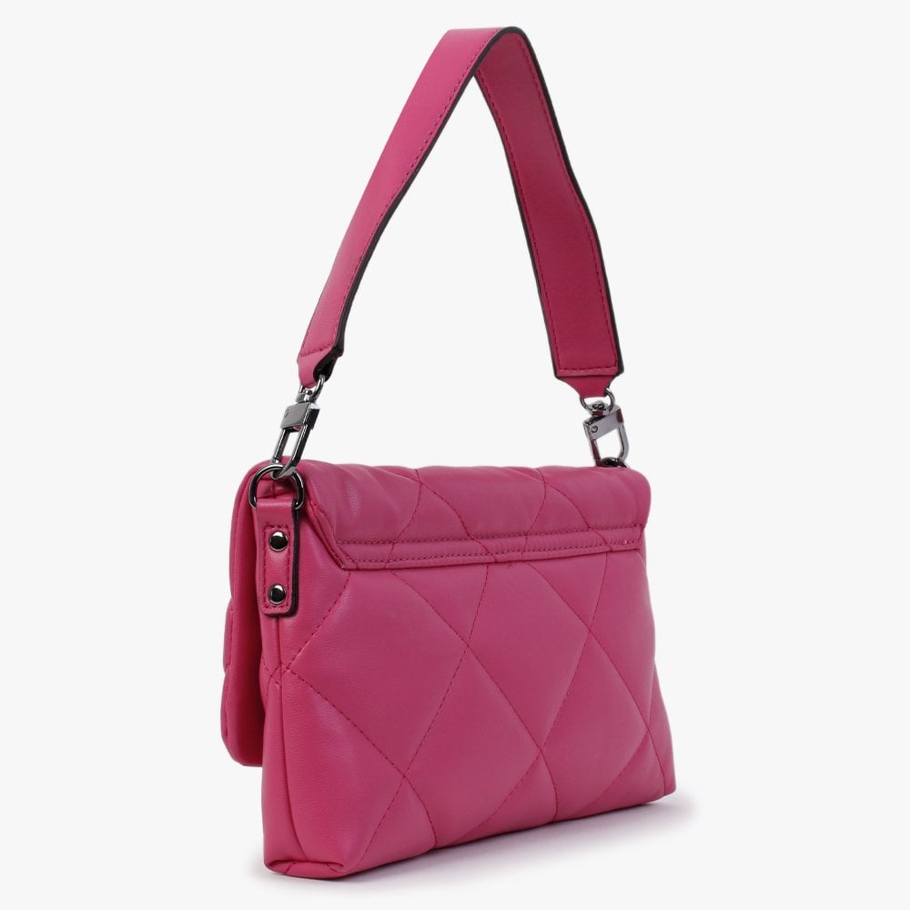Brightside Quilted Cheeky Pink Shoulder Bag