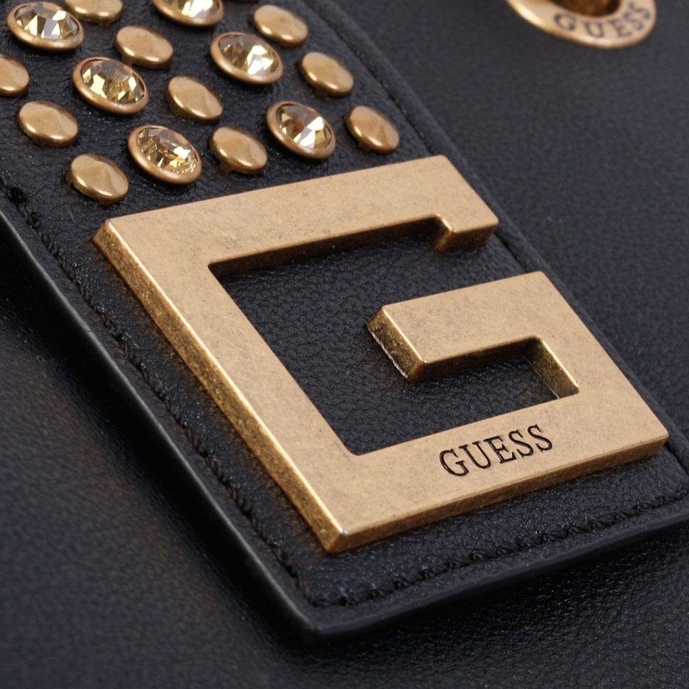 Bling Black Shoulder Satchel