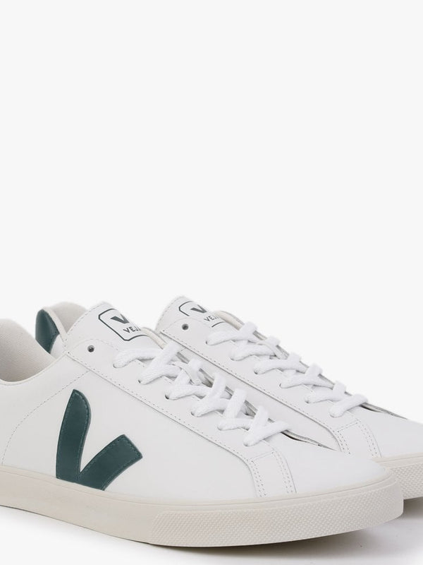 Men’s Esplar Logo Leather Extra White Brittany Trainers