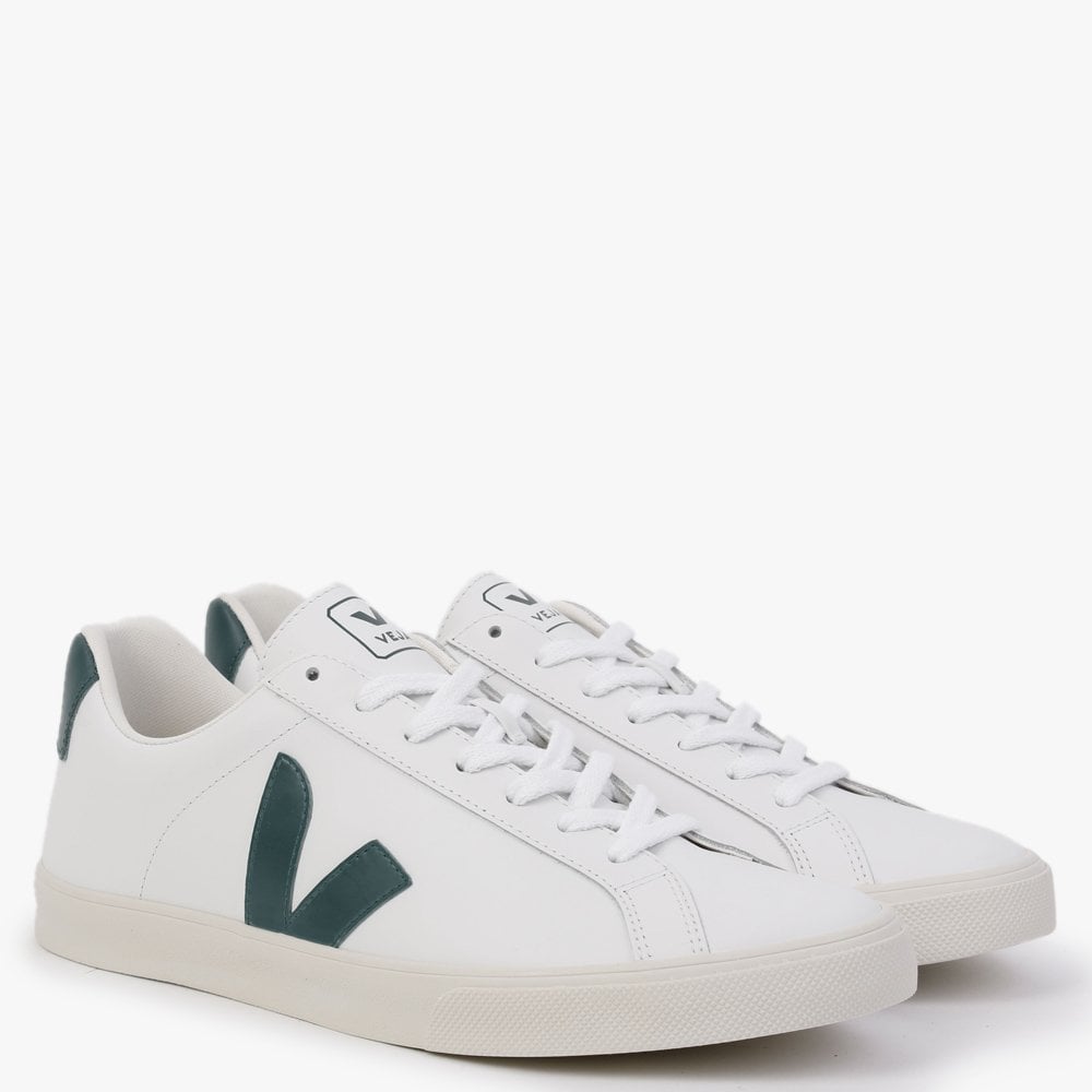 Men’s Esplar Logo Leather Extra White Brittany Trainers
