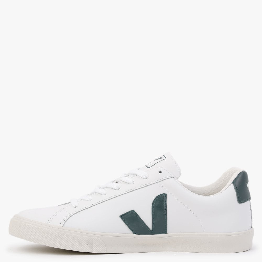 Men’s Esplar Logo Leather Extra White Brittany Trainers