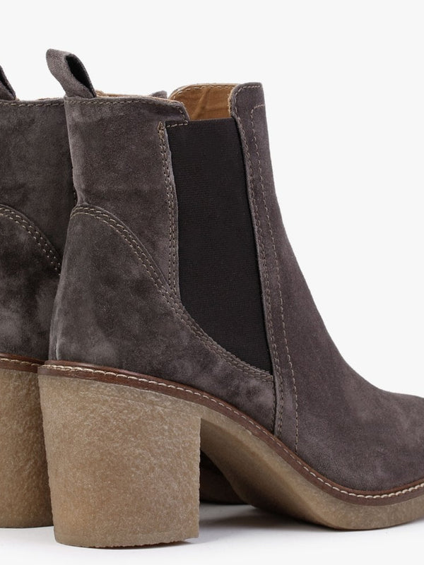 Sage Grey Suede Chelsea Boots