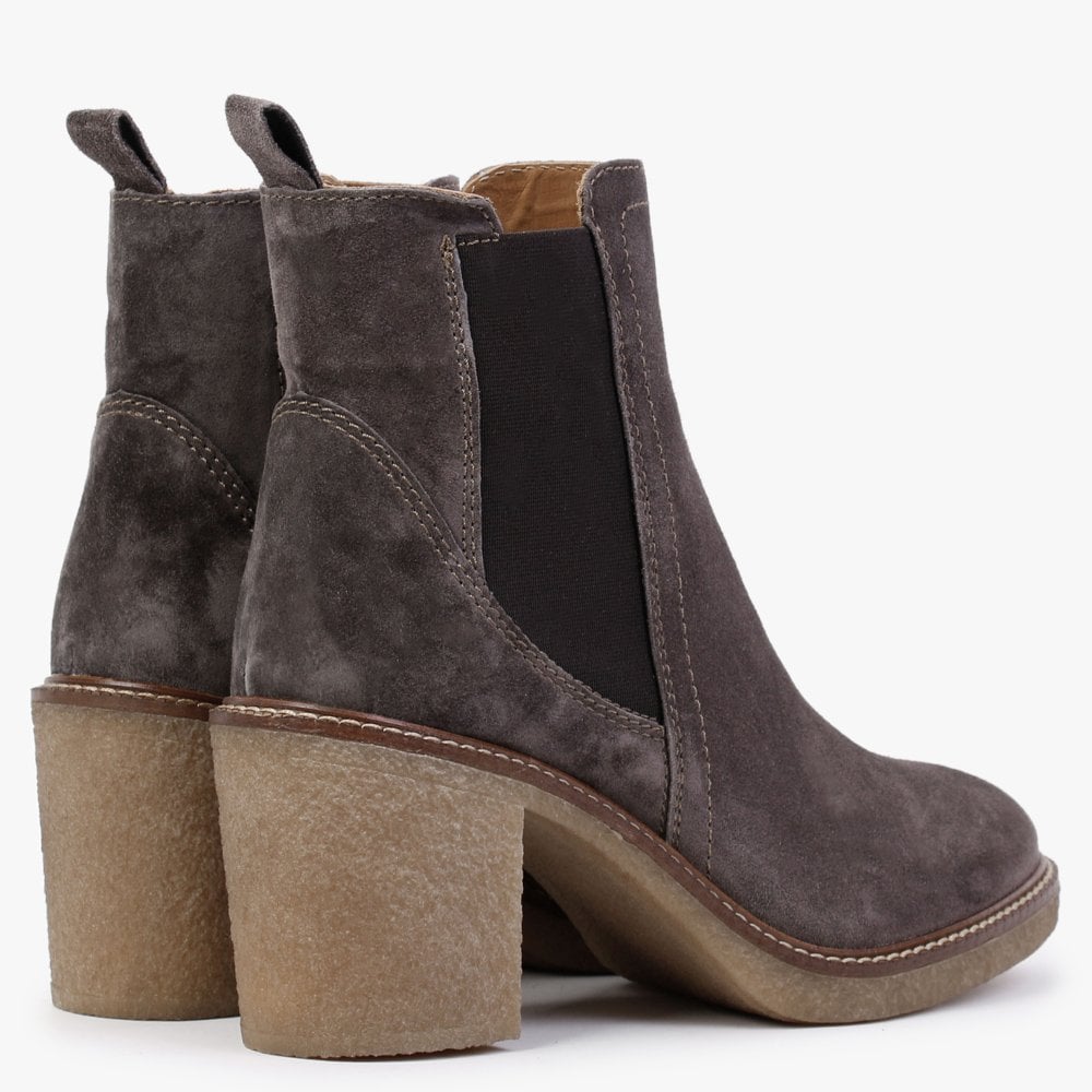 Sage Grey Suede Chelsea Boots