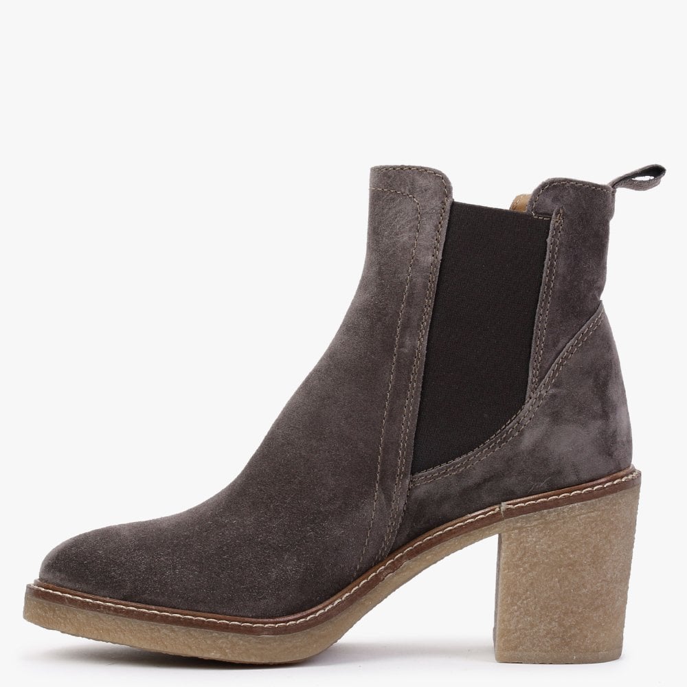 Sage Grey Suede Chelsea Boots