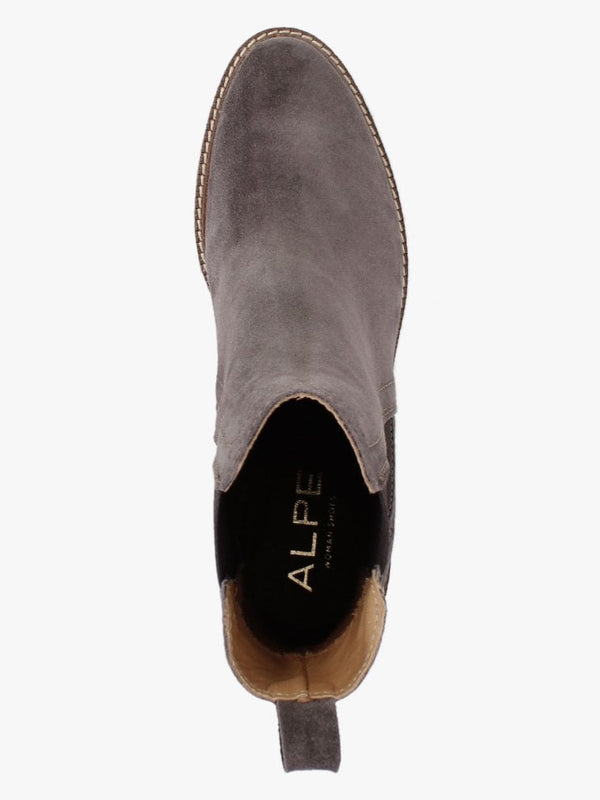 Sage Grey Suede Chelsea Boots