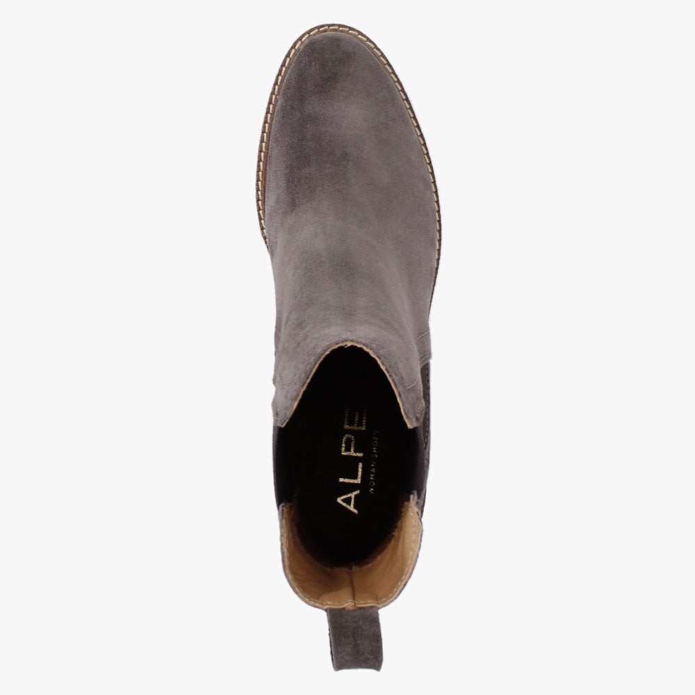Sage Grey Suede Chelsea Boots