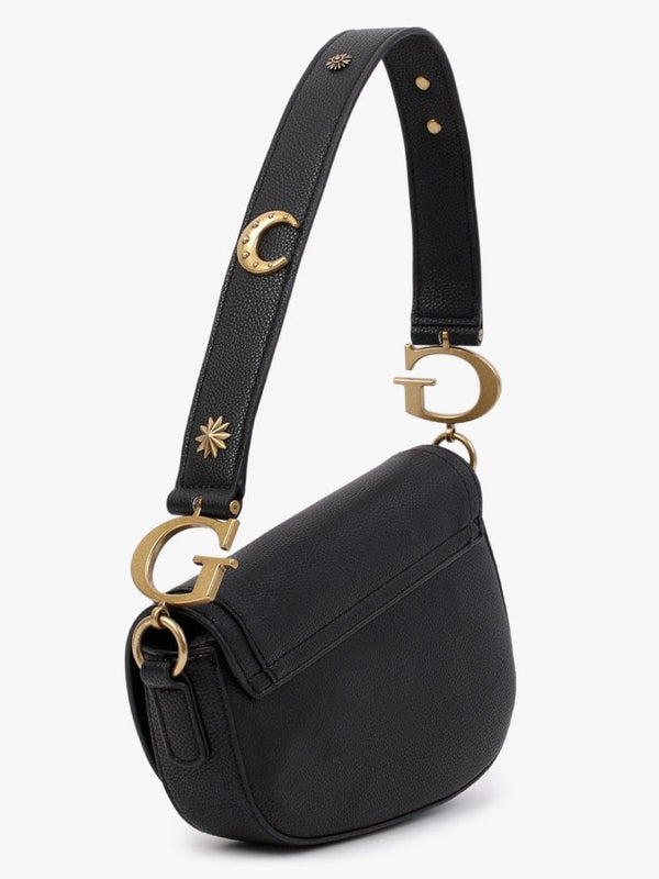 Dream Mini Flap Black Shoulder Bag