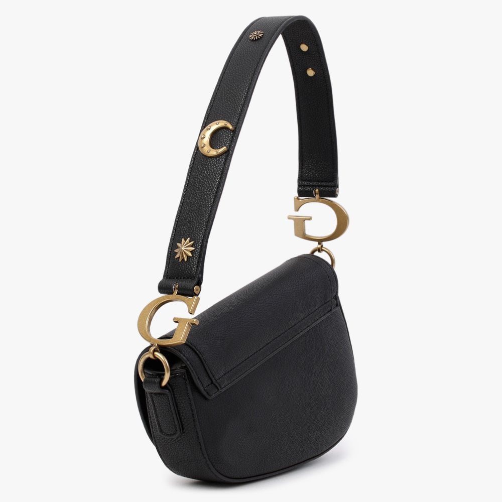 Dream Mini Flap Black Shoulder Bag