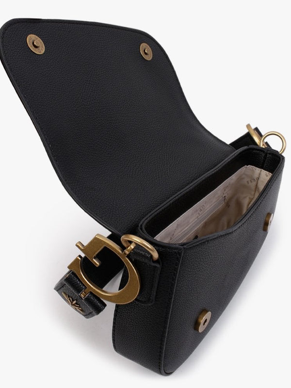 Dream Mini Flap Black Shoulder Bag