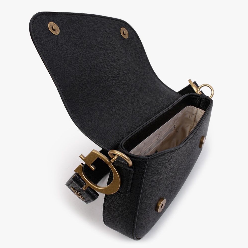 Dream Mini Flap Black Shoulder Bag