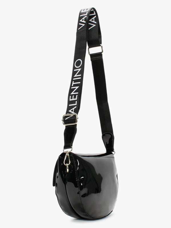 Bigs Patent Black Cross-Body Bag