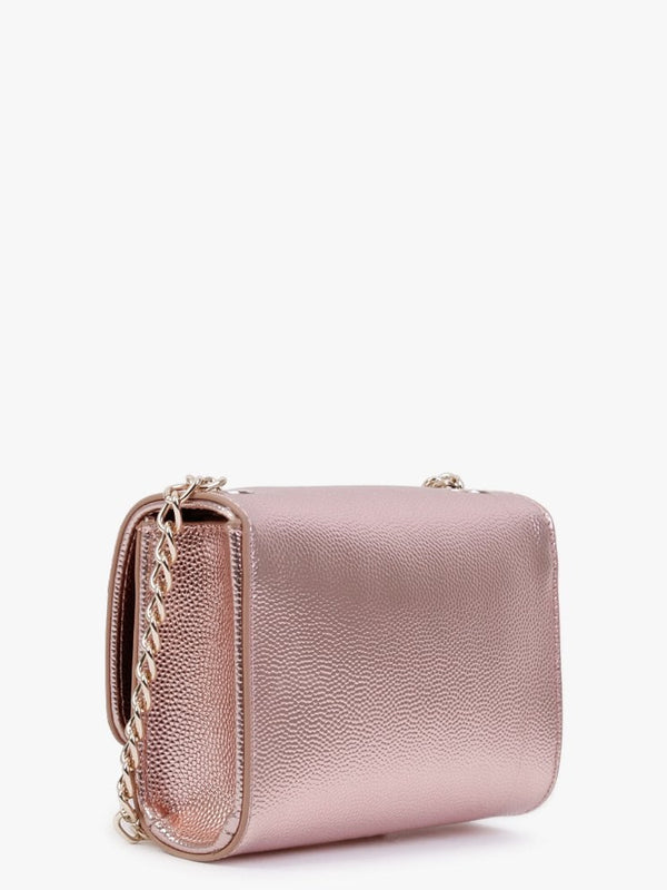 Divina Rosa Ramato Pebbled Shoulder Bag