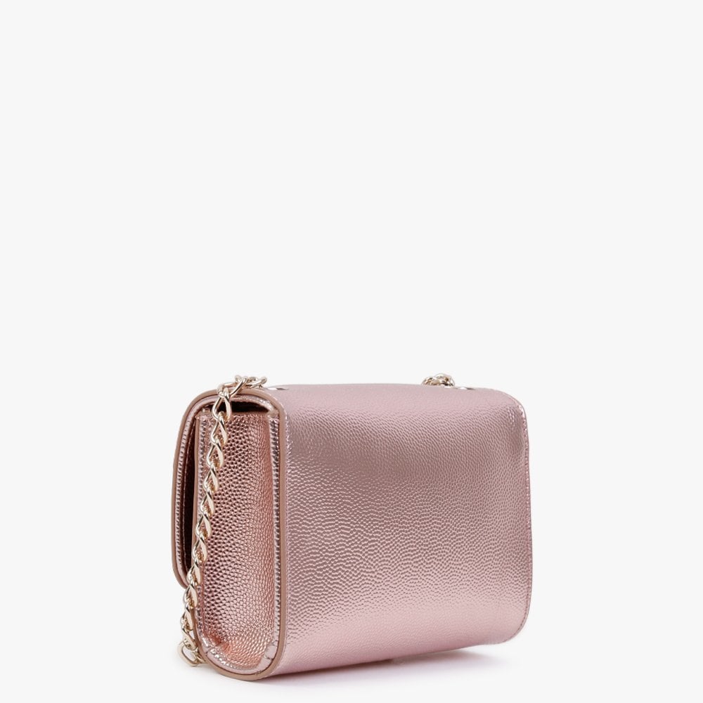 Divina Rosa Ramato Pebbled Shoulder Bag