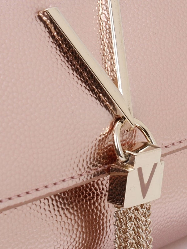 Divina Rosa Ramato Pebbled Shoulder Bag
