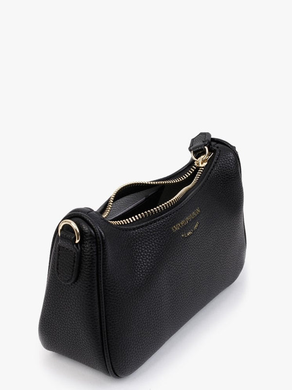 Baguette Black & Silver Cross-Body