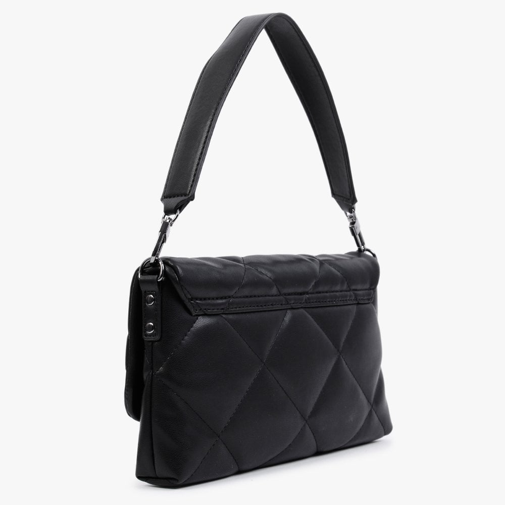 Brightside Quilted Black Shoulder Bag