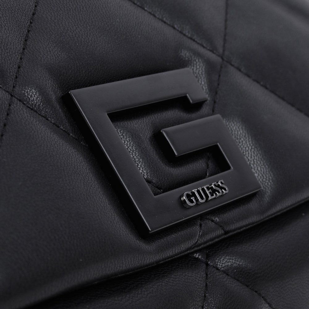 Brightside Quilted Black Shoulder Bag