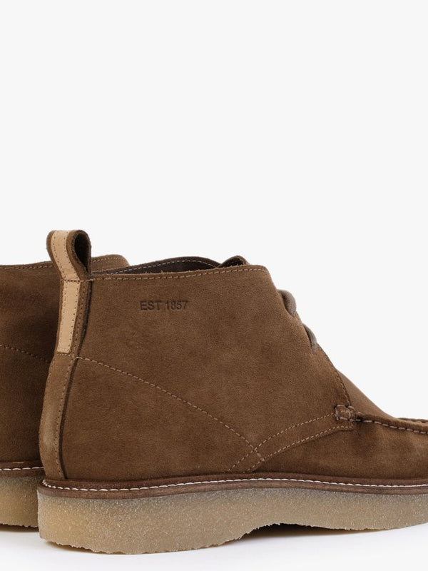 Perth Brown Suede Wallabee Boots