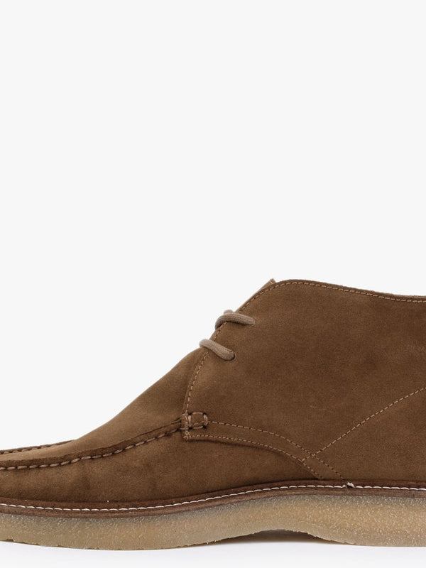 Perth Brown Suede Wallabee Boots