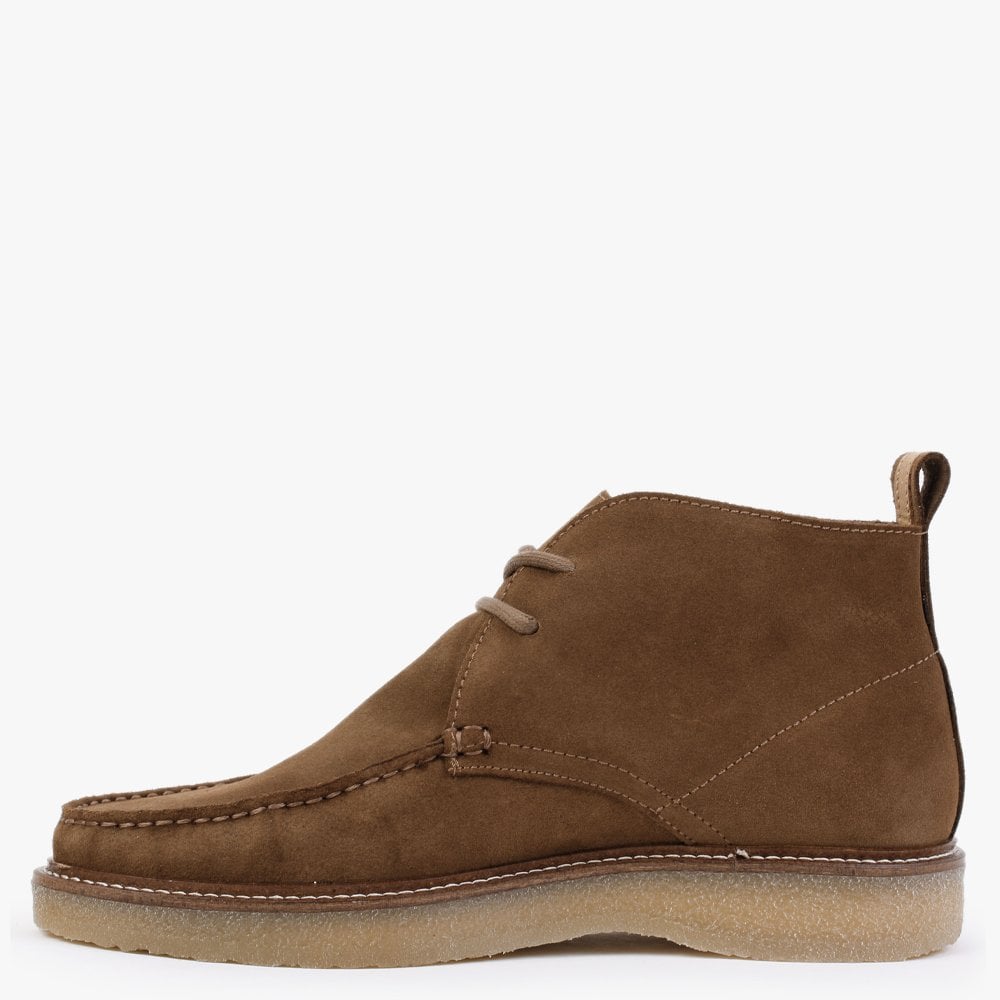 Perth Brown Suede Wallabee Boots