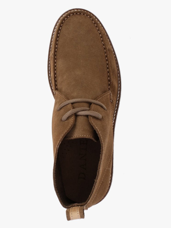 Perth Brown Suede Wallabee Boots
